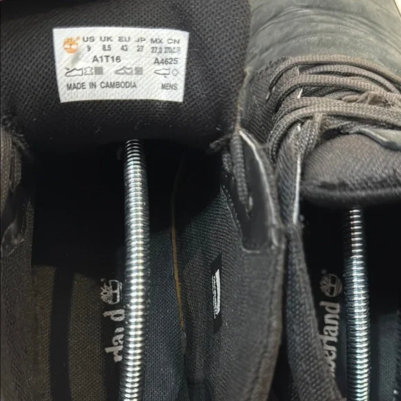 Black Timberland Chukka Boots with Suede Finish - Picture 8 of 8